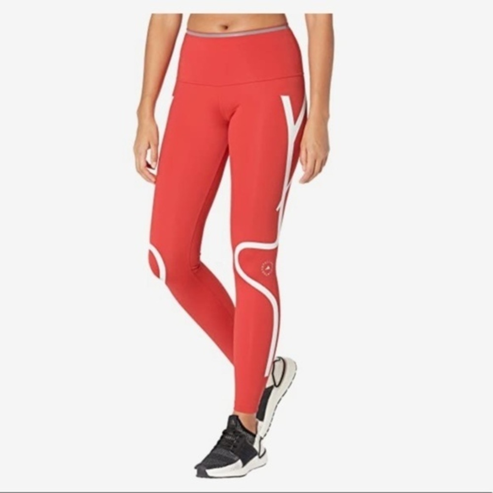 Stella McCartney for Adidas Red TP tights work out pants XXS